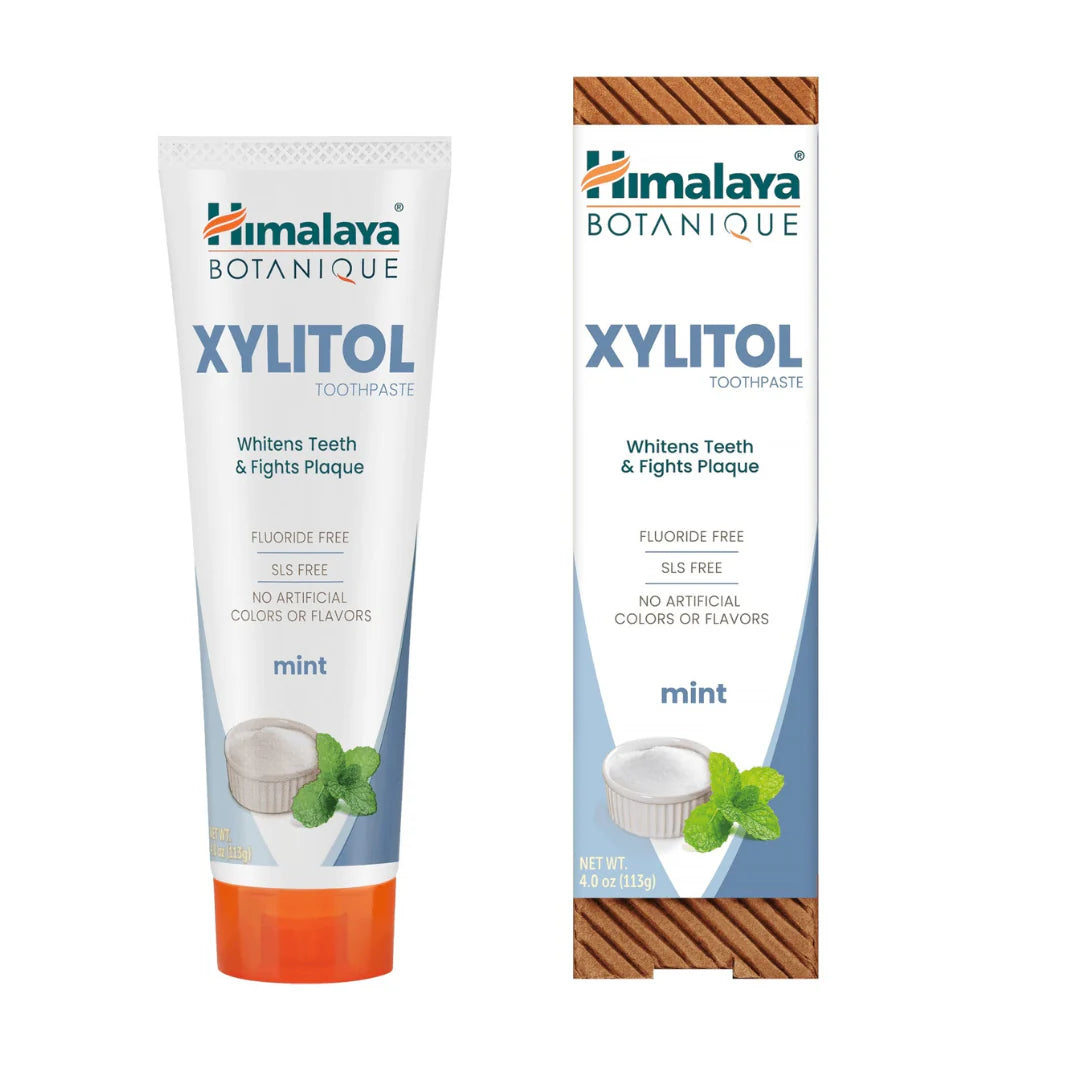 Himalaya Botanique Whitening Antiplaque With Xylitol, Fluoride Free 4oz