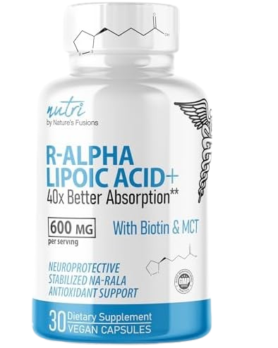 Nutri R Alpha Lipoic Acid With Biotin 600mg- 30veg cap