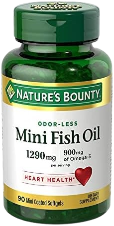 MINI FISH OIL ODORLESS PREMIUM STRENGH 1290MG 90MINI SOFTGEL