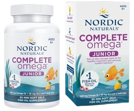 Nordics Naturals Complete Omega Junior Lemon 500mg-90 softgel