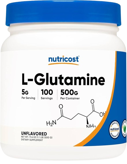 Nutricost L-GlutaminePowder Unflavored 17.6oz