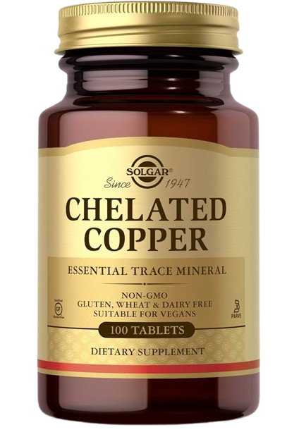 Solgar Chelated Copper 100tab