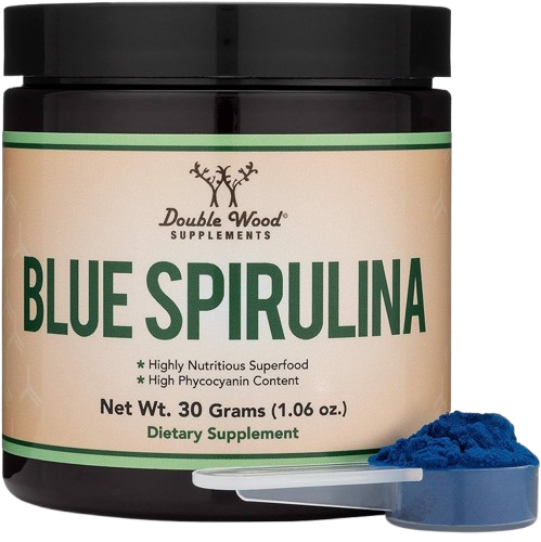 DOUBLE WOOD SUPPLEMENTS BLUE SPIRULINA EXTRACT POWER 1.06OZ