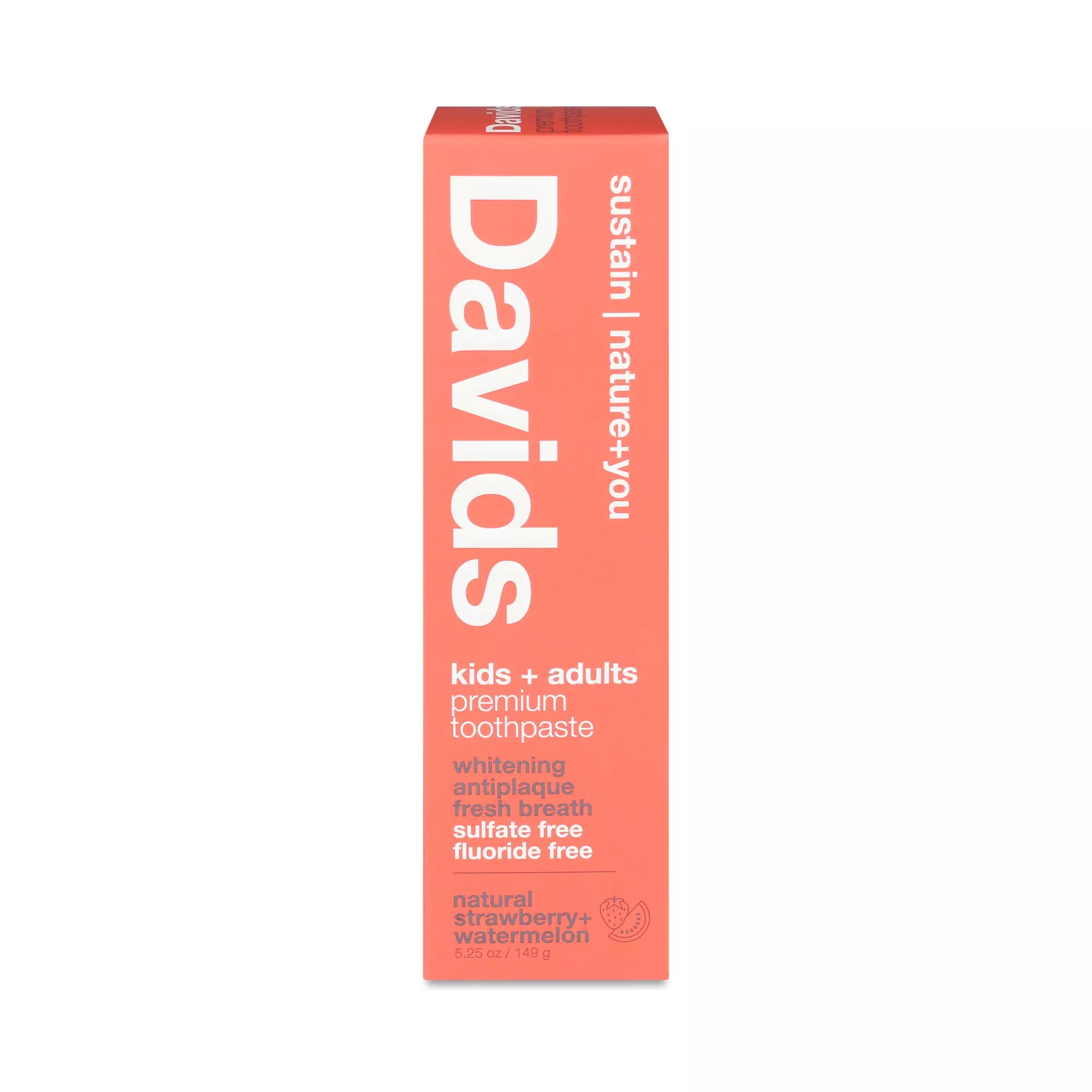 Davids, Premium Toothpaste, Kids + Adults, 4 oz (113 g)