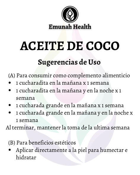 Aceite de coco Comestible 200ml
