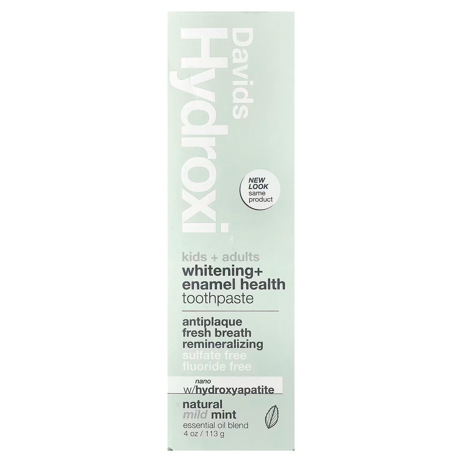 Davids, Premium Toothpaste, Kids + Adults, 4 oz (113 g)