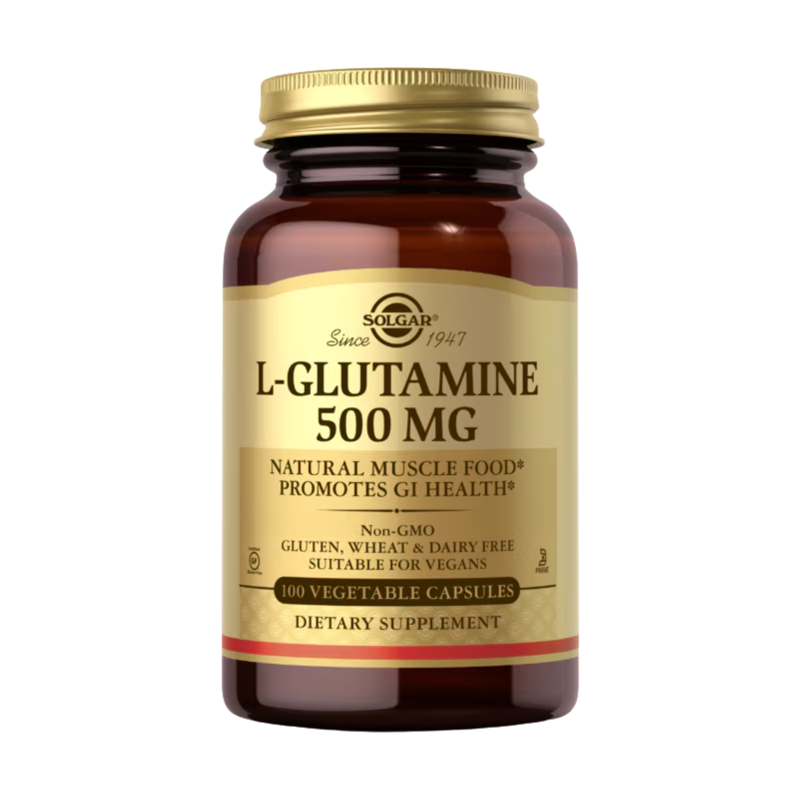 Solgar L-Glutamine 500mg 100 veg cap