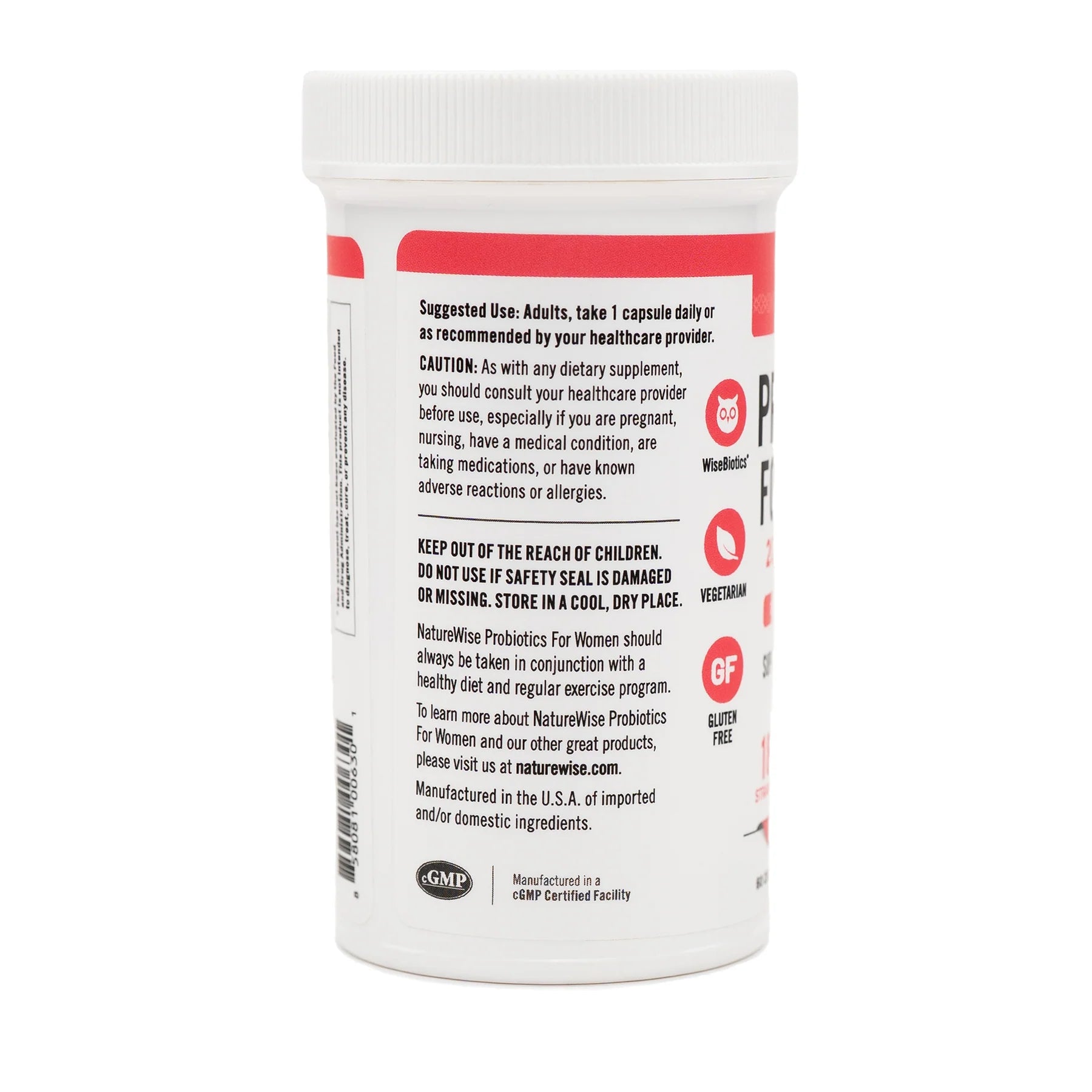 NatureWise Time Release Probiotis Women´s Care
