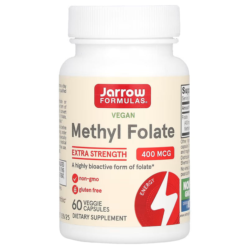 Jarrow Formulas, Vegan Methyl Folate, 400mcg, 60 cap