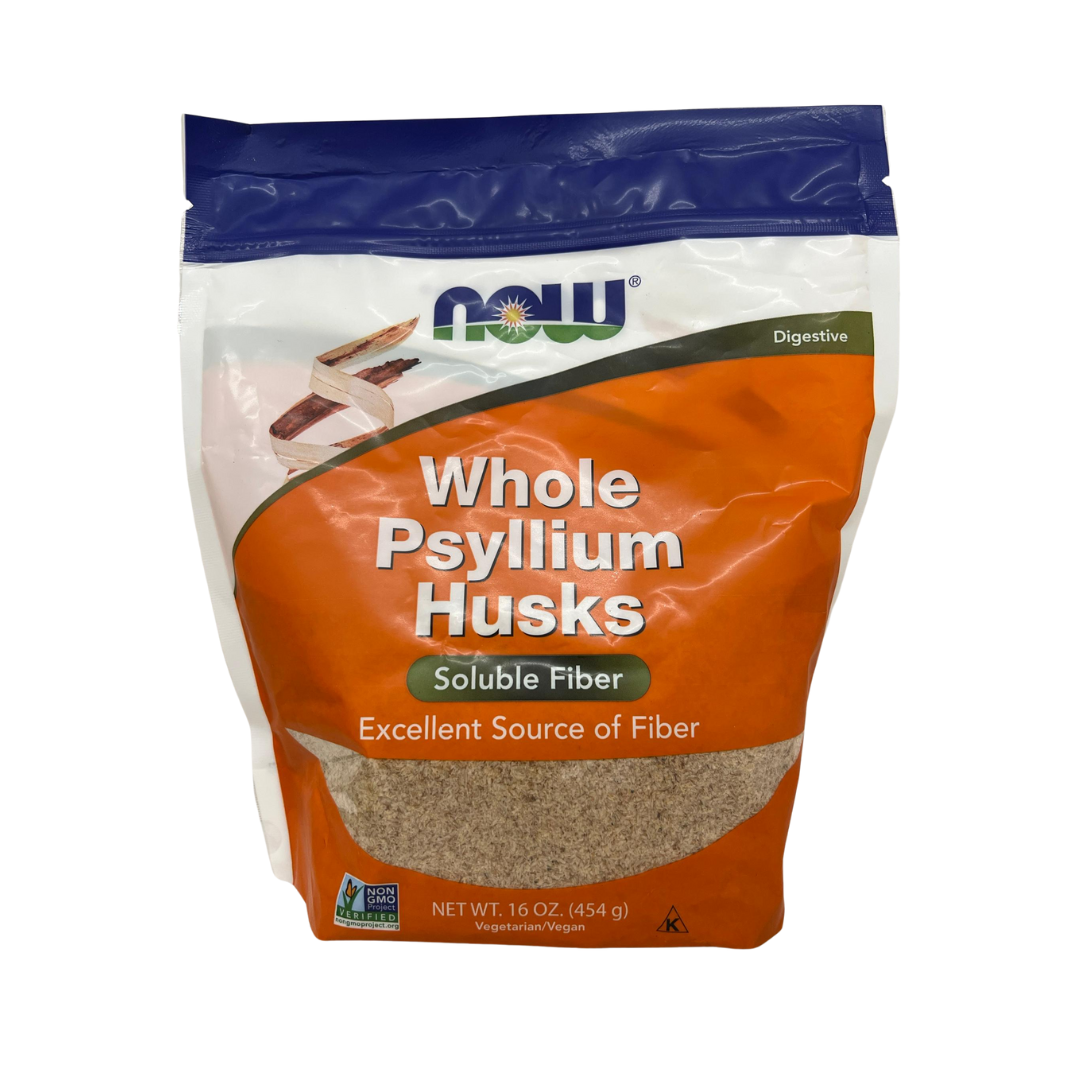 NOW WHOLE PSYLLIUM HUSK POWDER 16OZ