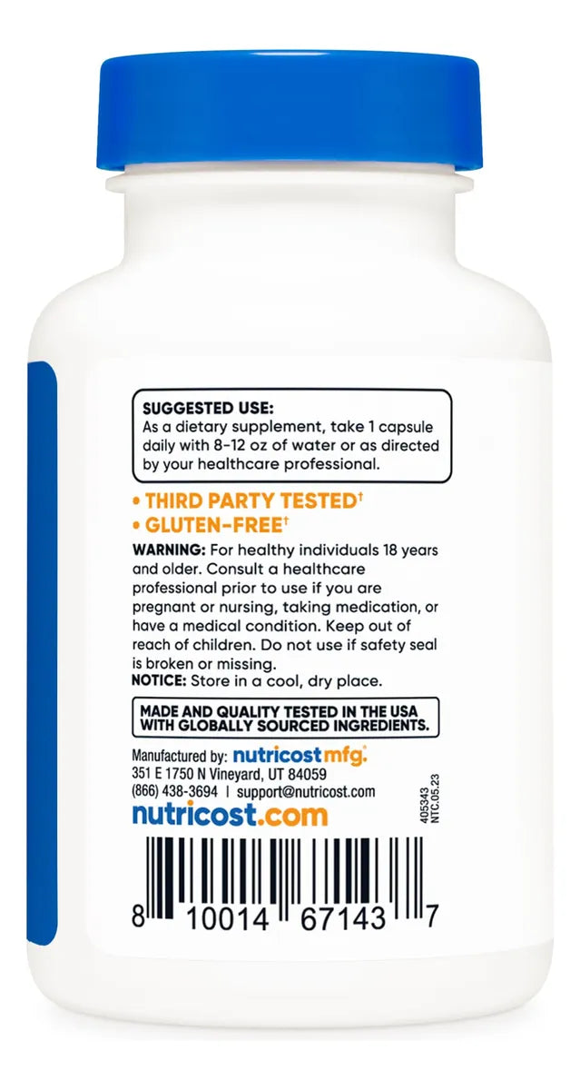 Nutricost Extracto de Semilla de Pomelo 2000mg 60 cap