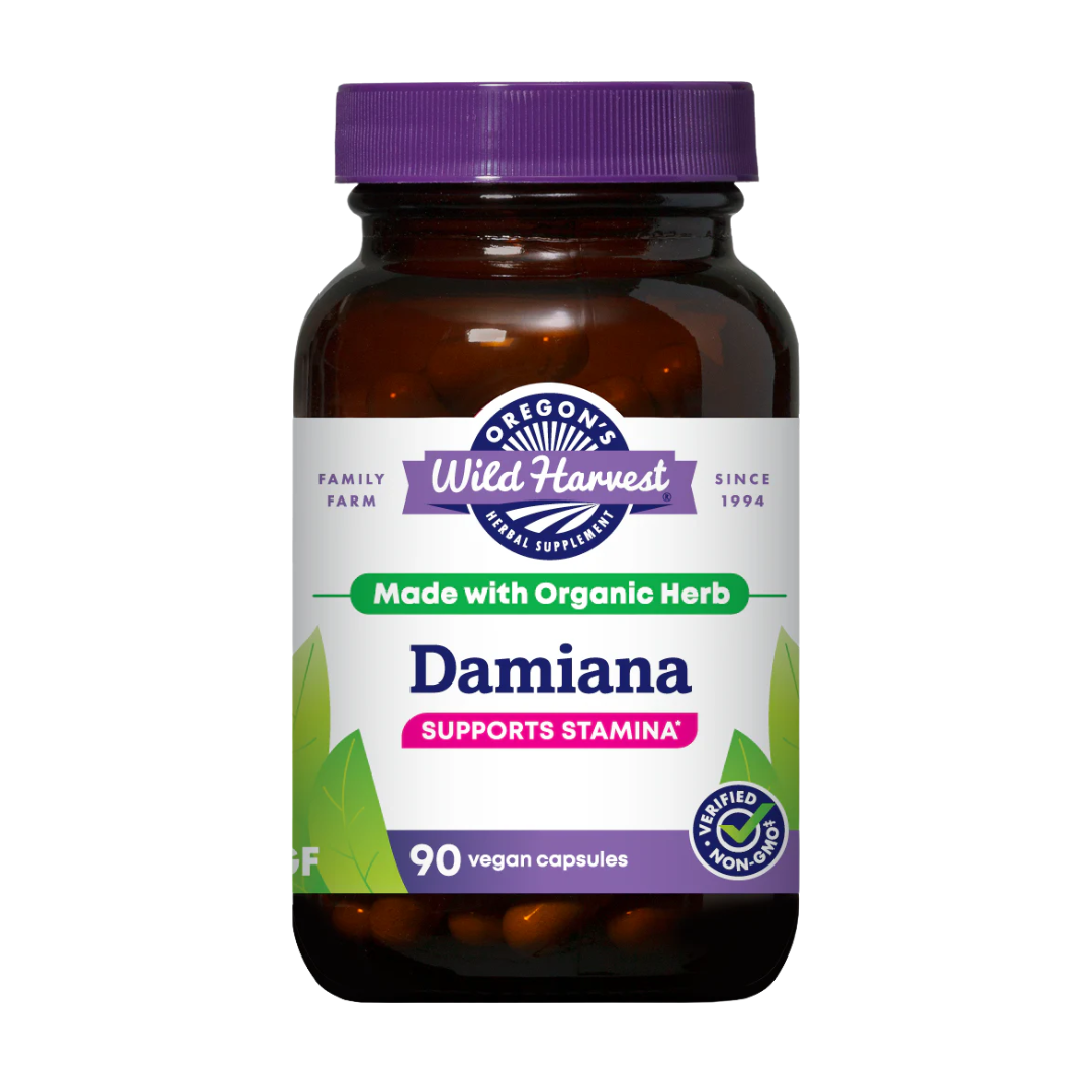 Damiana 90 gelatin capsules