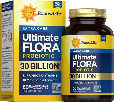 Renew Life Ultimate Flora Extra Care Probiotic -- 30 billion CFU - 30 Capsules