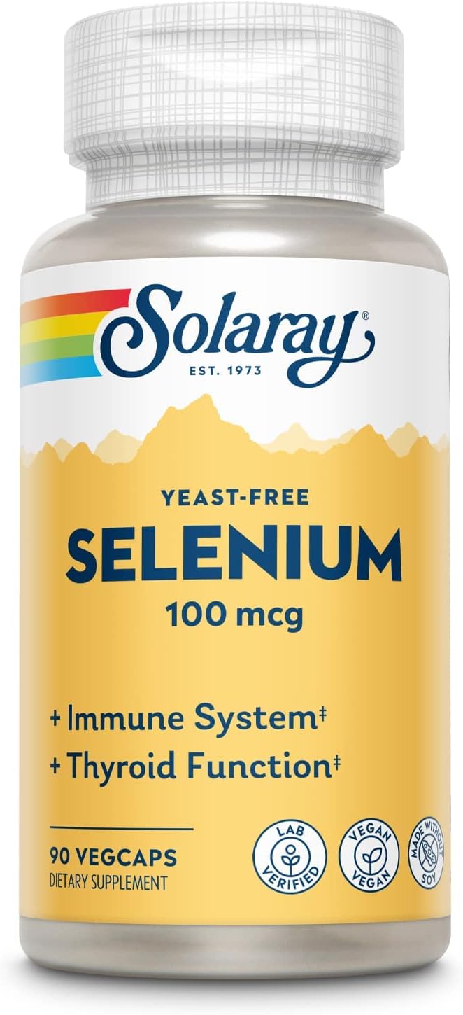 Solaray Selenium 100mcg 90 cap