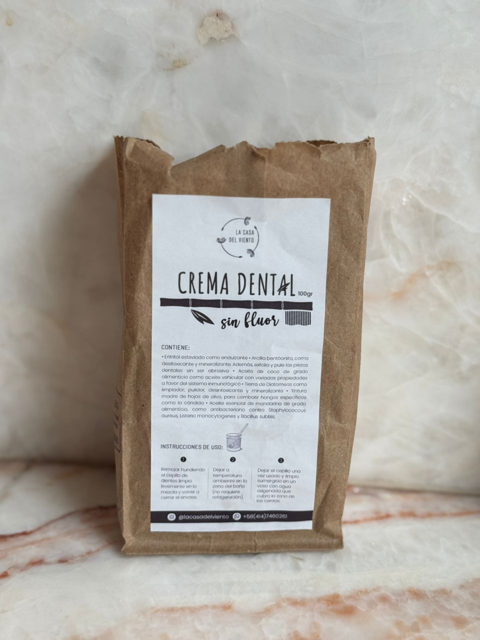 Casa del Viento Pasta Dental Sin Fluor