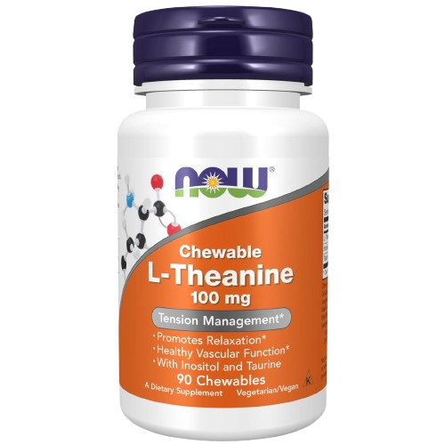 NOW L-Theanine 100MG 100 VEG CAP