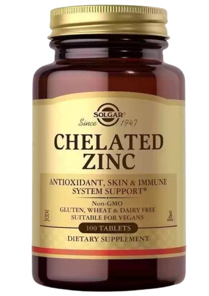 Solgar Chelated Zinc 100tab