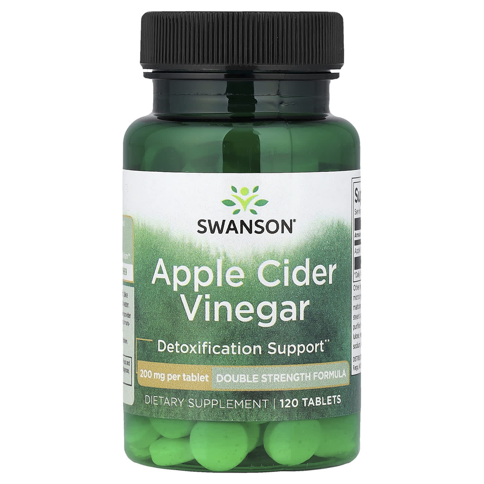 Swanson, Apple Cider Vinegar, 200 mg, 120 tablets