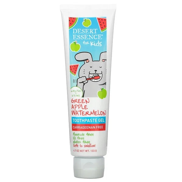 Desert Essence pasta dental sin flúor para niños