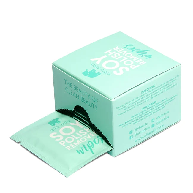 Soy Nail Polish Remover Wipes