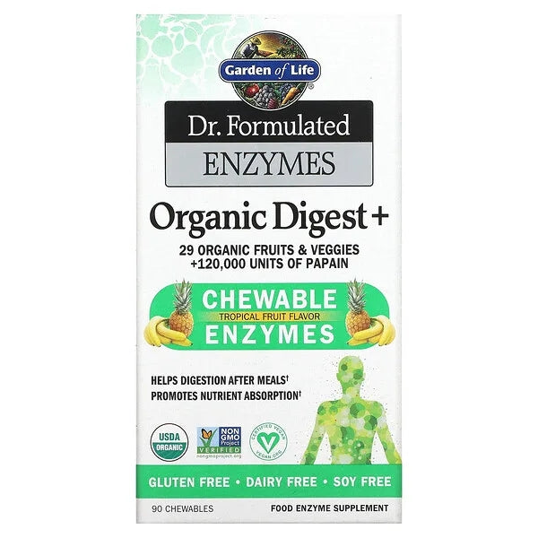Enzymes Organic Digest+Tropical Fruit