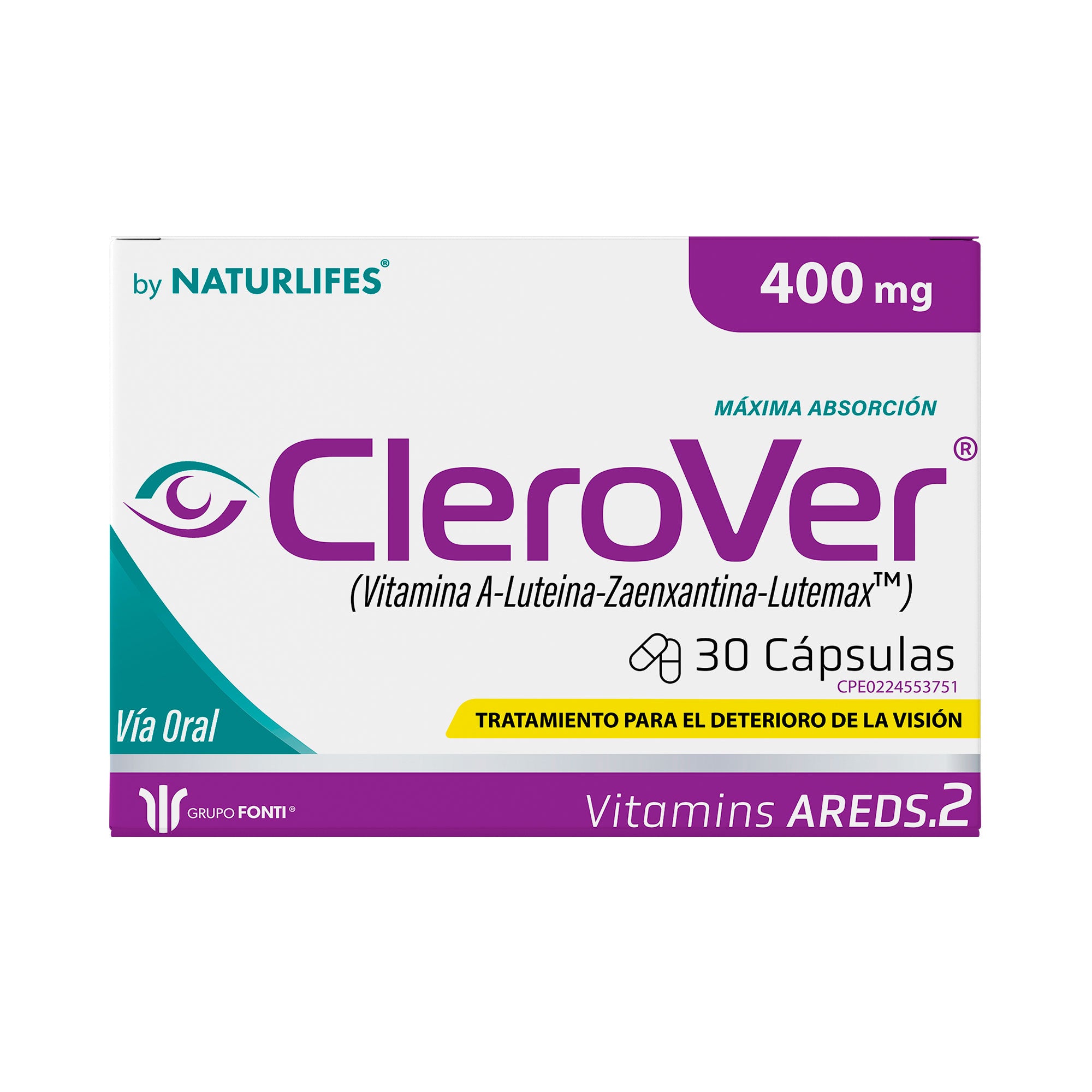 CLEROVER 500MG 30CAP