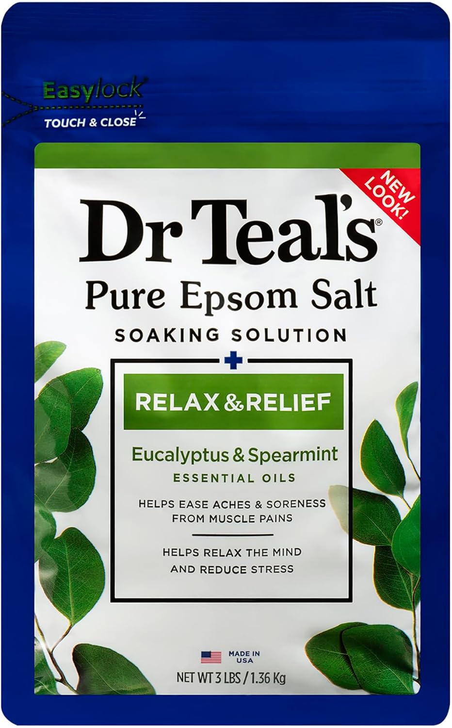 Dr Teals Sal de Epson con Eucalipto y Menta