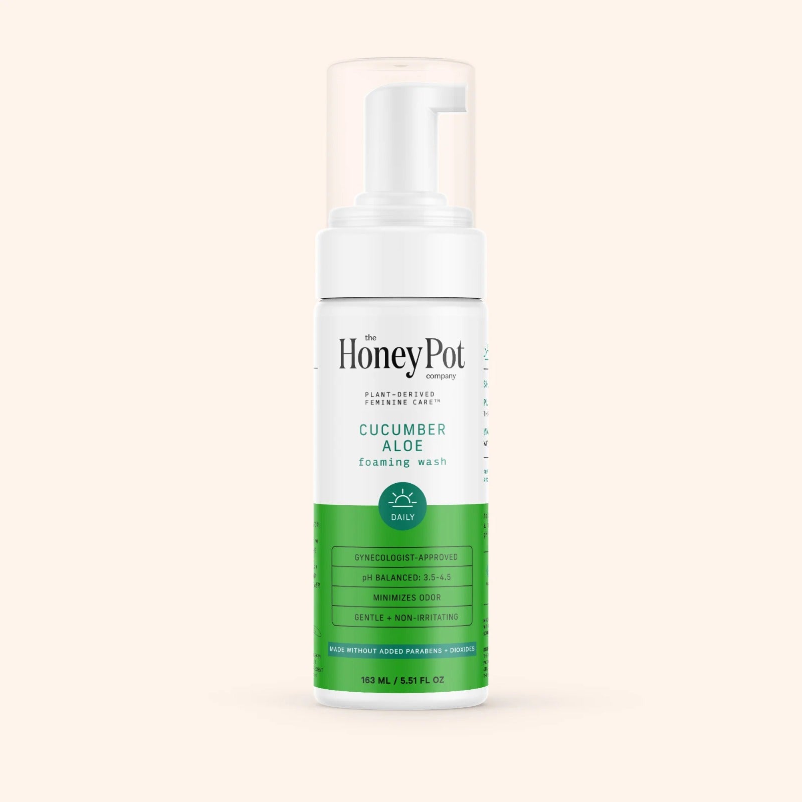The Honey Pot Feminine Foaming Wash - Cucumber Aloe -- 5.51 fl oz