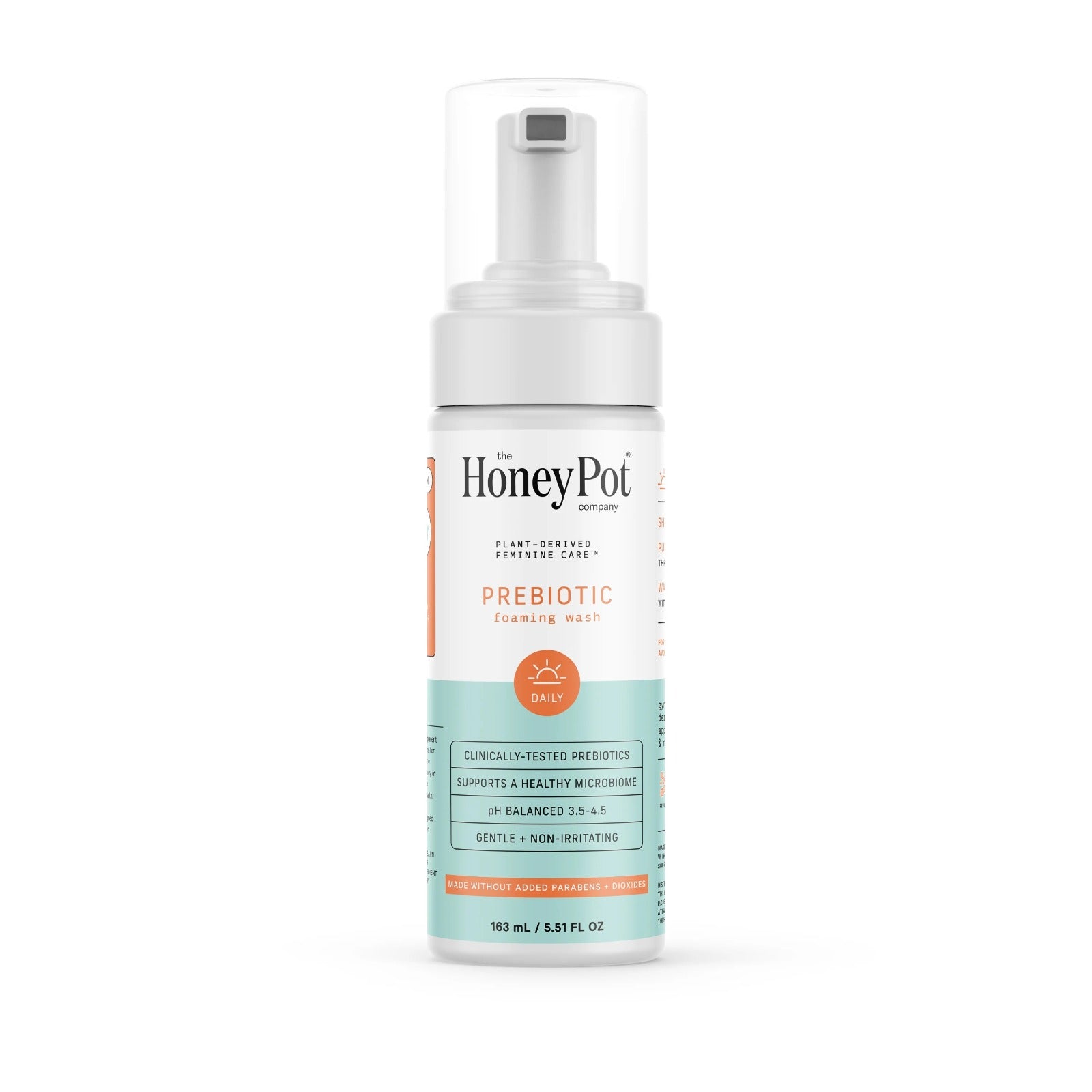 The Honey Pot Feminine Foaming Wash Prebiotic -- 5.51 fl oz