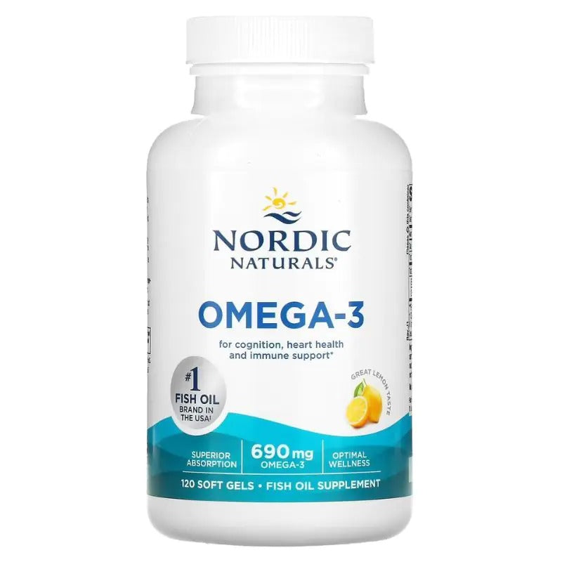 Nordic Naturals Omega 3 Lemon 690mg-120 sofgels