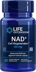 Life Extension NAD plus Cell Regenerator Nicotinamide Riboside -- 100 mg - 30 Vegetarian Capsules