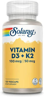 Solaray Vitamin D3+K2