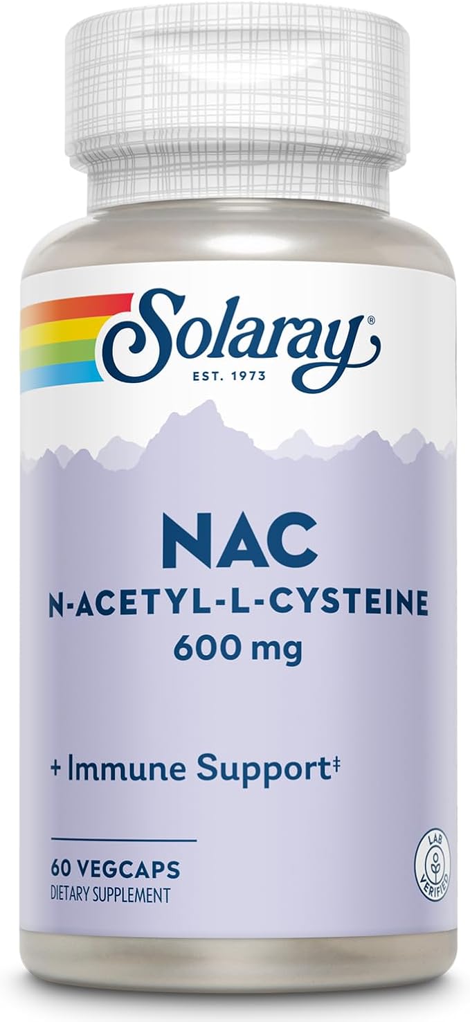 Solaray NAC 600mg 60veg cap