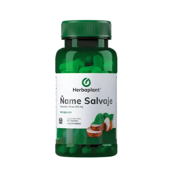 Ñame Salvaje Herbaplant 365mg 60Cap