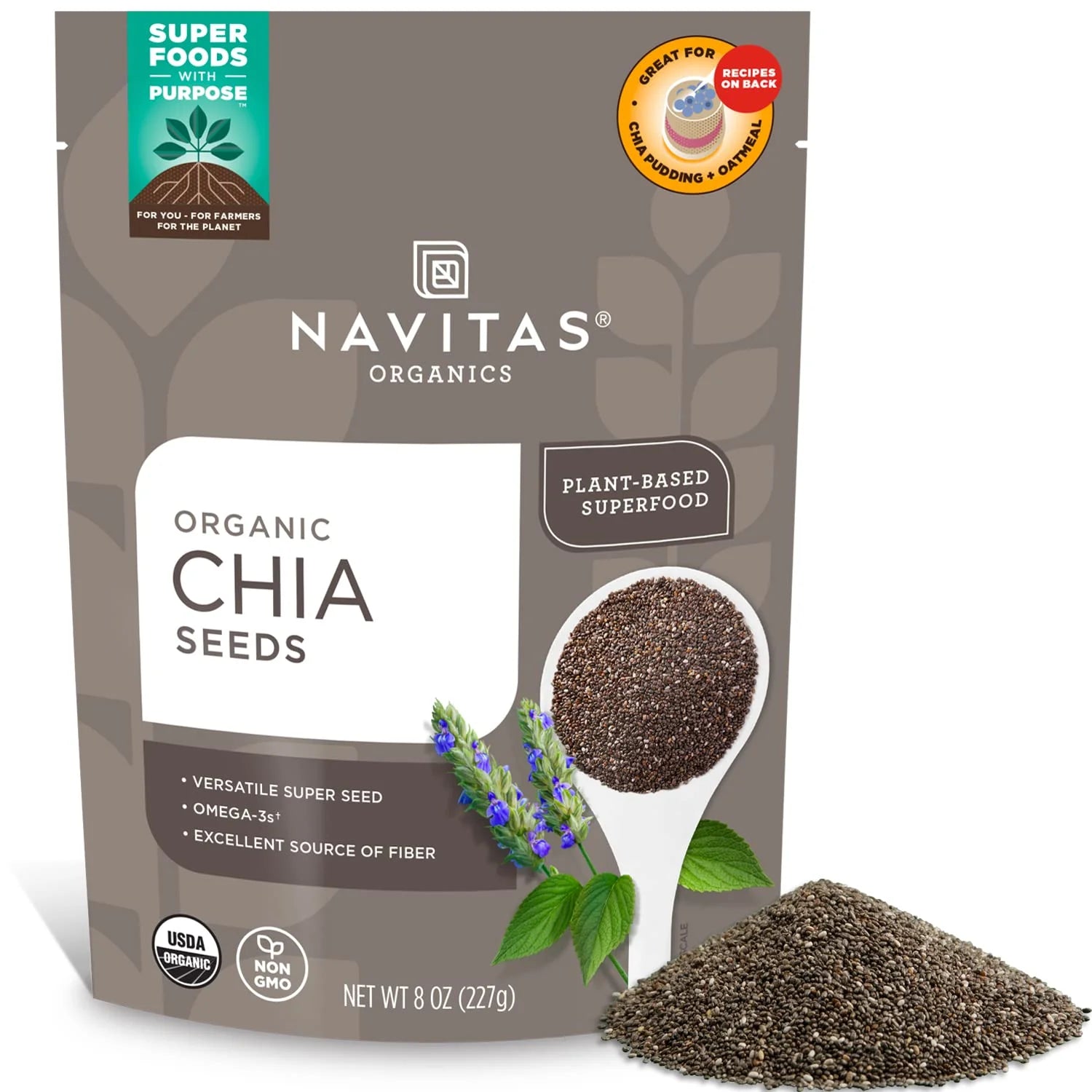 Navitas Organic Chia Seeds 8 oz