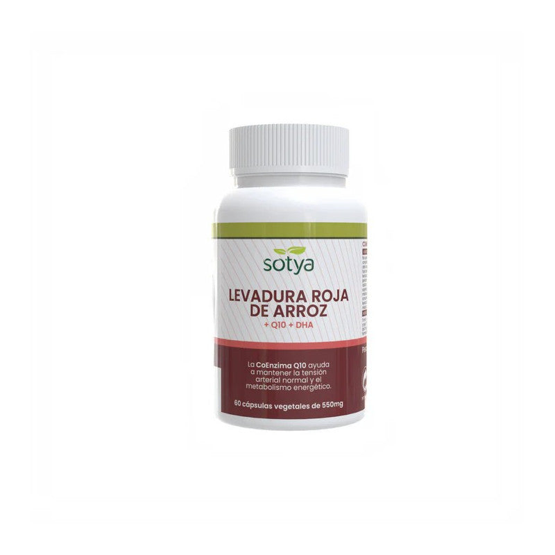 LEVADURA ROJA DE ARROZ + Q10+DHA 550MG 60 CAP