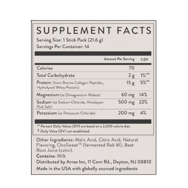 Arrea Clear Protein 14 sticks