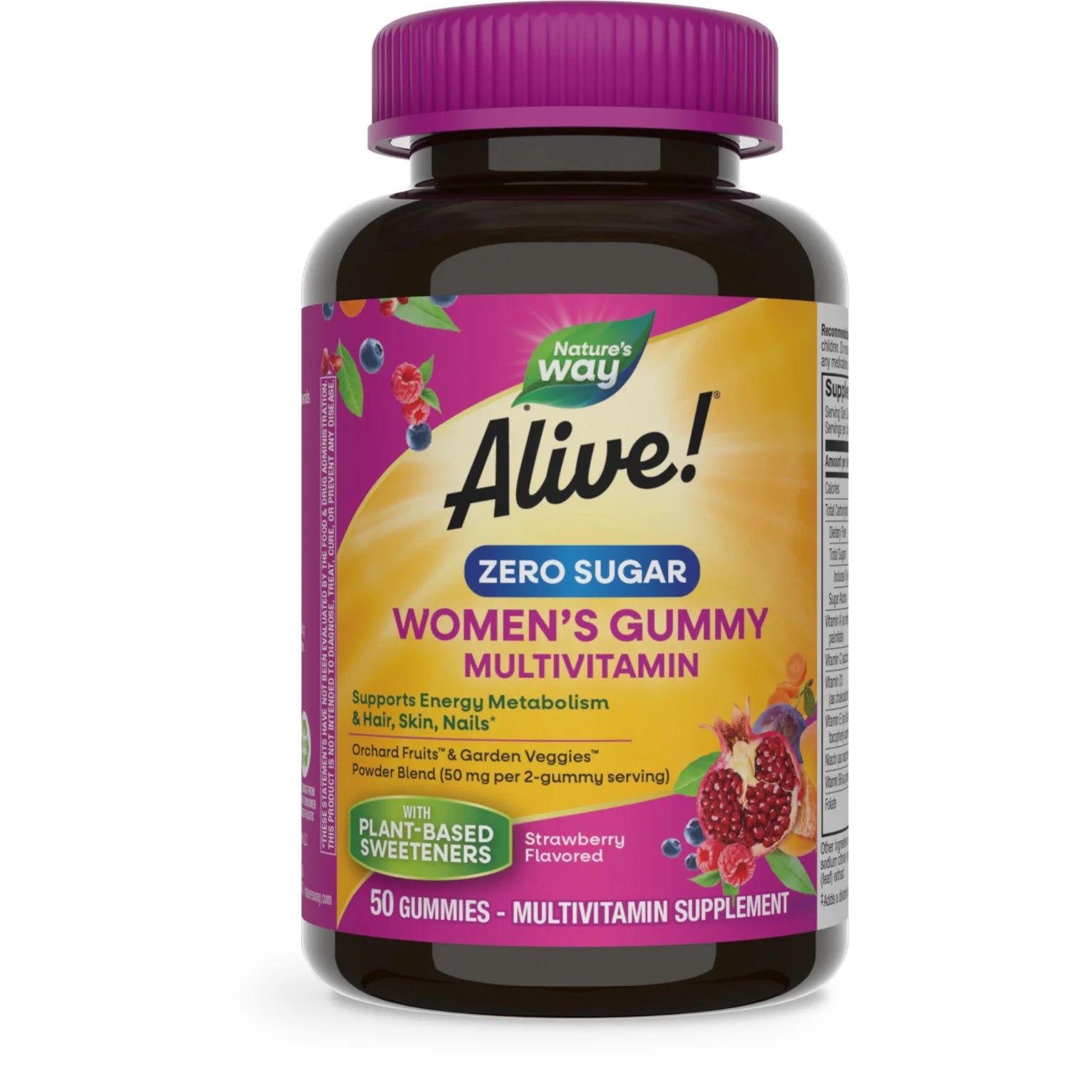Nature's Way, Alive! Women's Gummy Multivitamin, Zero Sugar