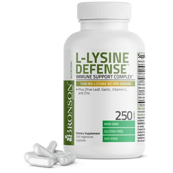 Bronson L-Lysine 1500mg 250cap