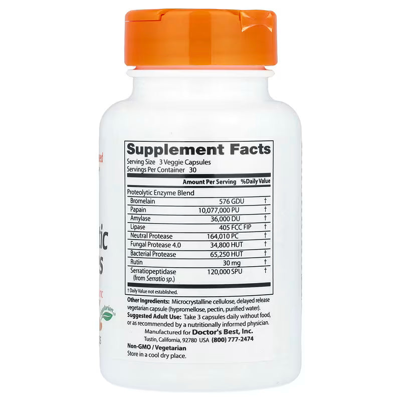 Doctor Best Enzimas Proteoliticas 90cap
