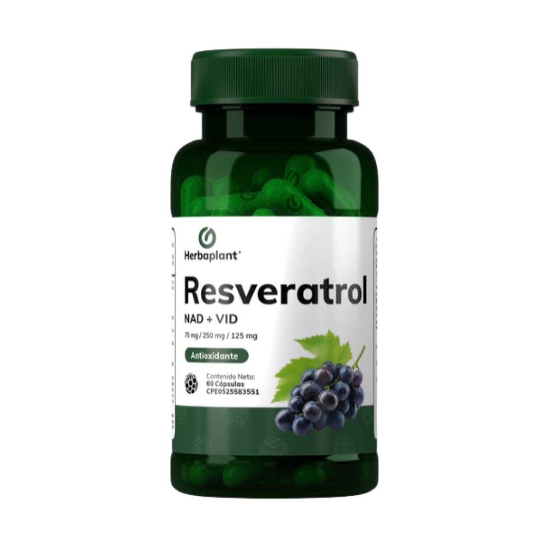 Herbaplant NAD+RESVERATROL+VID 60CAP