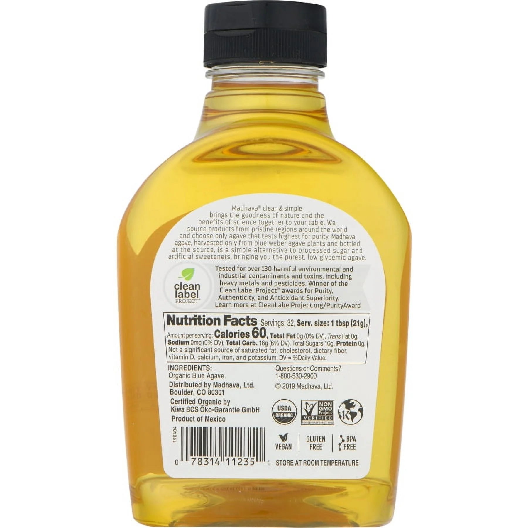 Madhava Light Agave 23.5 oz