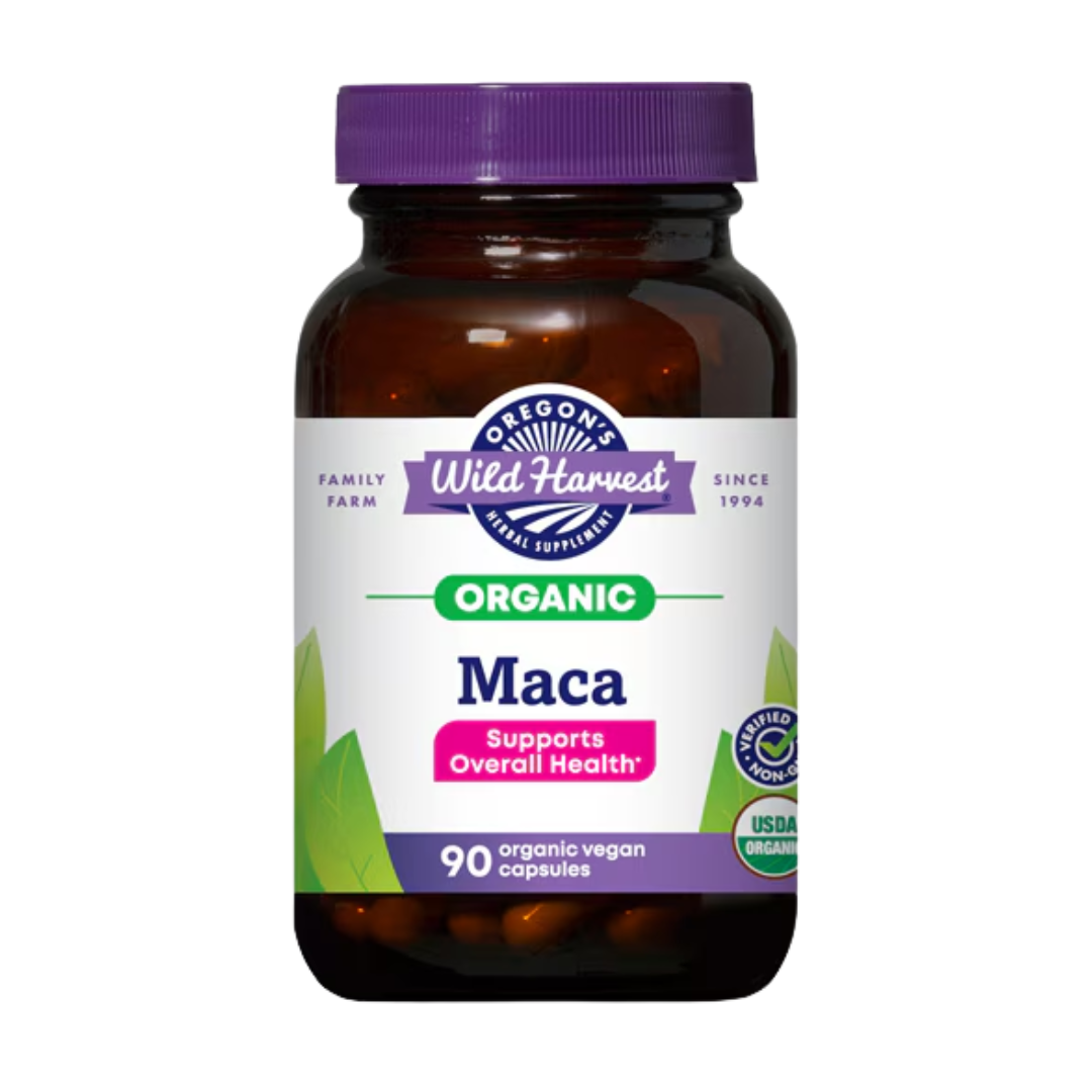 Maca 90 organics vegan capsules