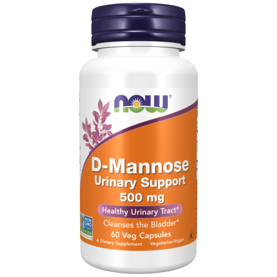 NOW D-Mannose 500mg 60veg cap
