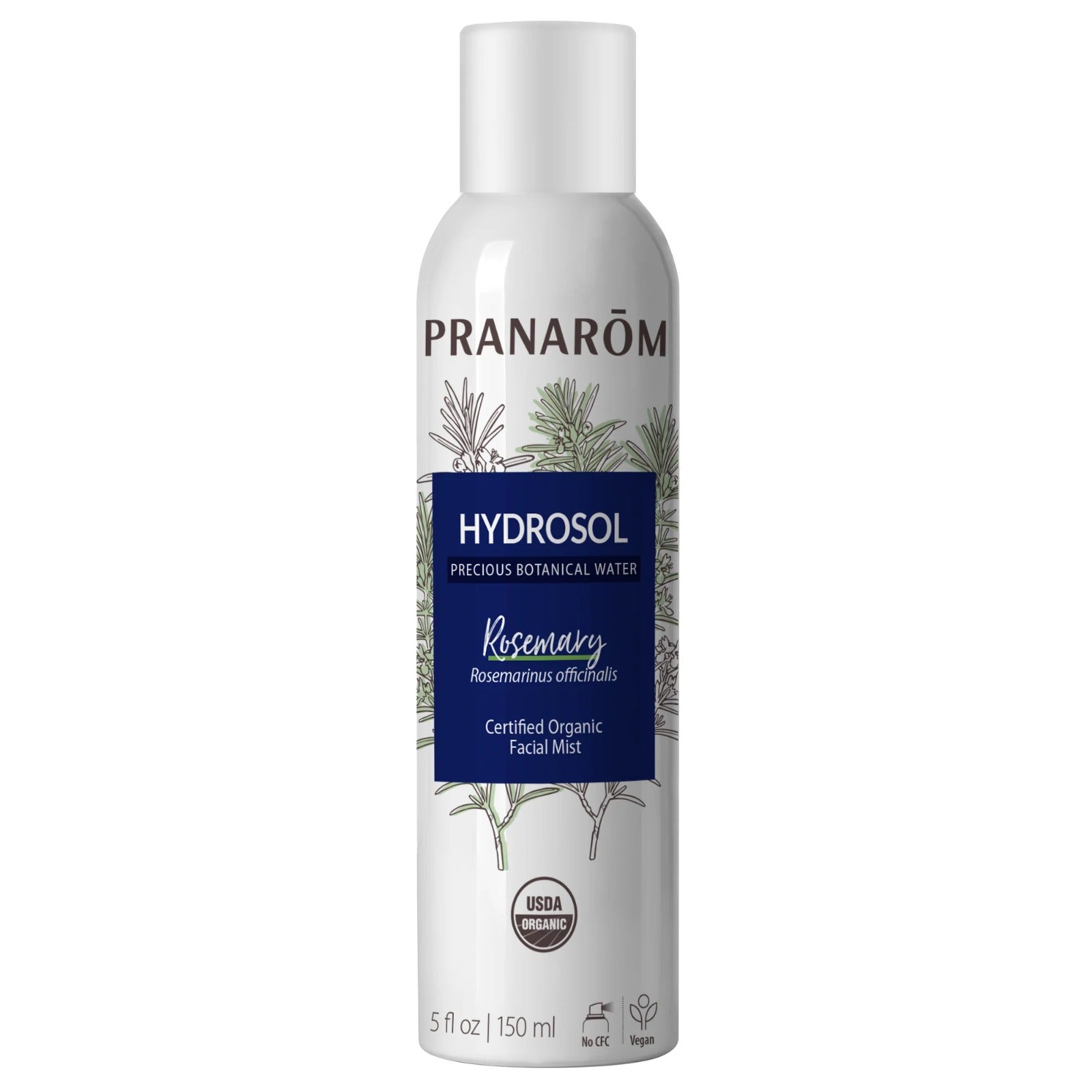 Pranarom Hydrosol Precious Flower Water: Rosmary, Chamomile, Lavander, Tea Tree, Damask Rose,Neroli