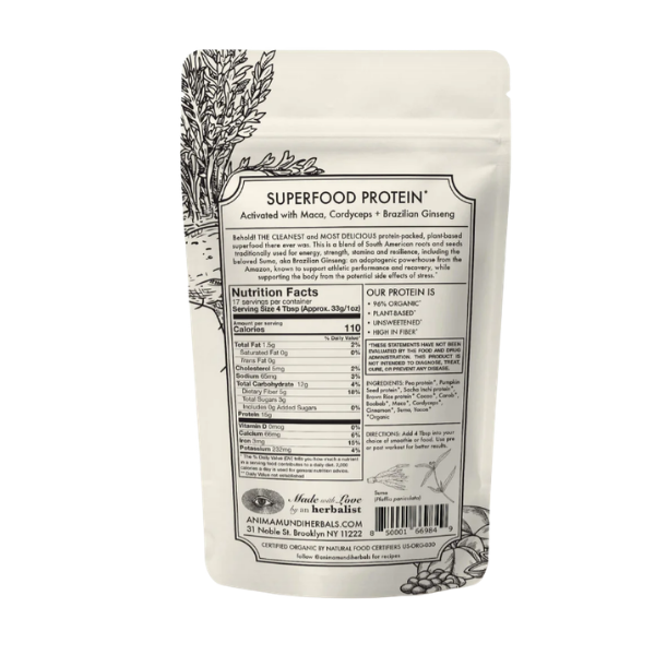 CHOCOLATE PROTEIN: Superfood Powder 1,25lb