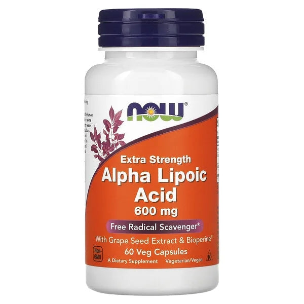 NOW ALPHA LIPOIC ACID 600mg 60veg cap