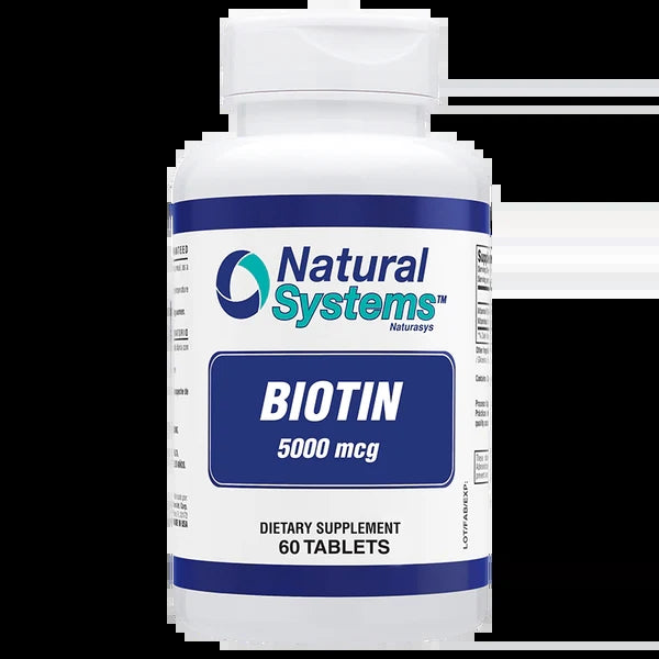 Biotin 5000mcg 60 tabletas