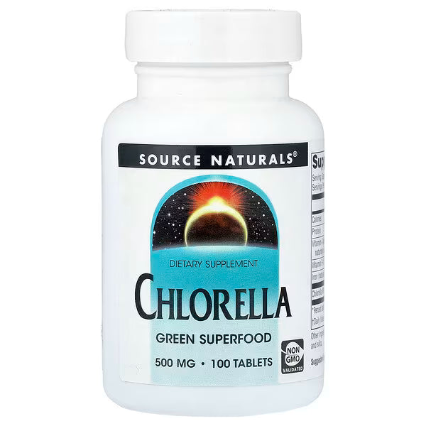 Source Naturals, Chlorella 500mg, 100tabletas