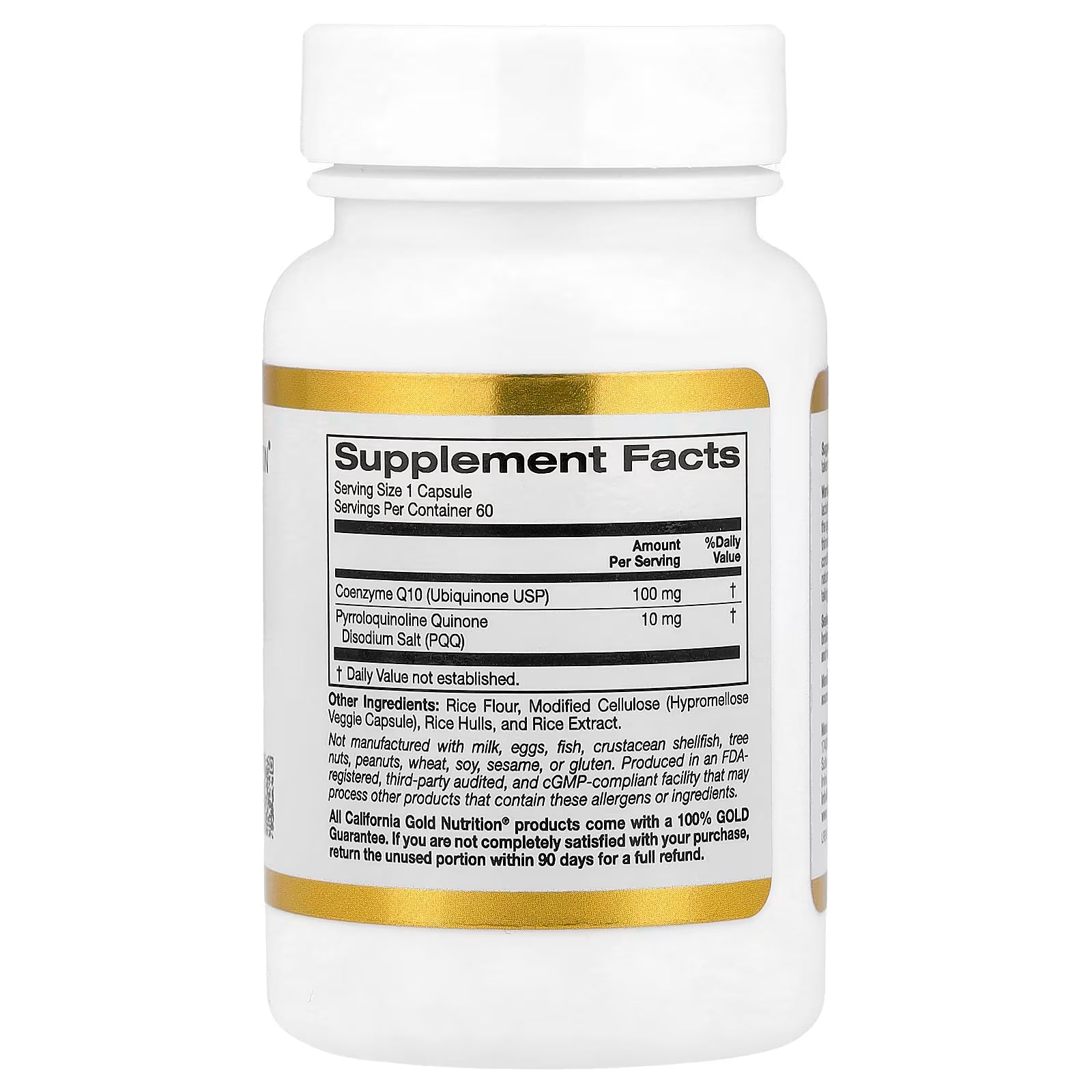California Gold Nutrition, CoQ10 with PQQ, 60 Veggie Capsules